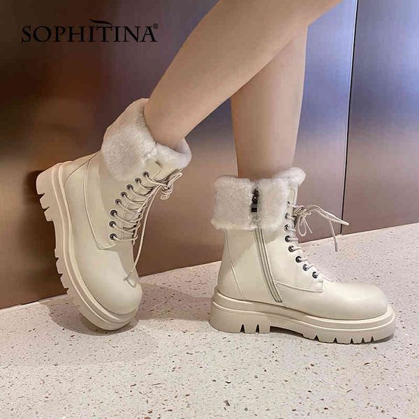 sophitina women winter boots warm platform zipper lady boots round toe tpr mid heel plus size 34-43 casual female shoes so867 210513, Black
sophitina women winter boots warm platform zipper lady boots round toe tpr mid heel plus size 34-43 casual female shoes so867 210513, Black