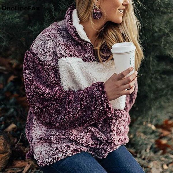 women's hoodies & sweatshirts onelinefox winter turtleneck thick faux fur women sweatshirt autumn long sleeve patchwork casual warm ove, Black 
women's hoodies & sweatshirts onelinefox winter turtleneck thick faux fur women sweatshirt autumn long sleeve patchwork casual warm ove, Black