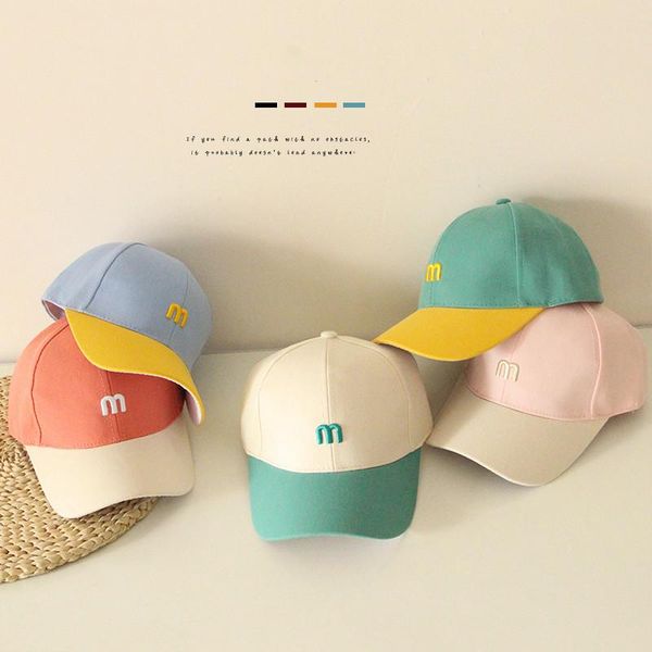 caps & hats 1-6y kids baseball cap for baby girls boy summer macarone sun hat hip hop embroidered letter m, Yellow
caps & hats 1-6y kids baseball cap for baby girls boy summer macarone sun hat hip hop embroidered letter m, Yellow