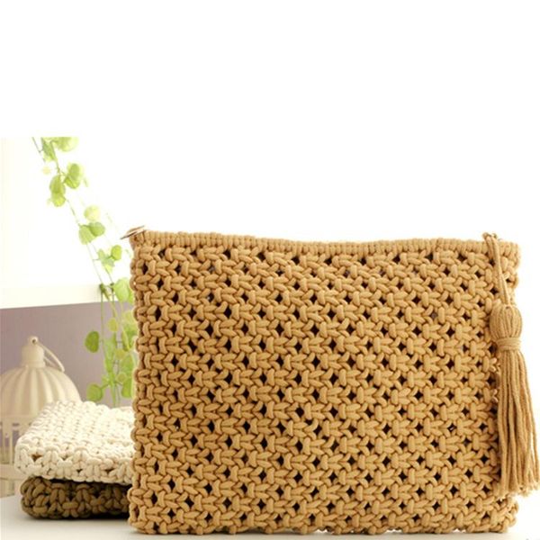 evening bags national style woven clutch hollow out straw handbags vintage rattan beach bag string knitted tassel hand tote
evening bags national style woven clutch hollow out straw handbags vintage rattan beach bag string knitted tassel hand tote