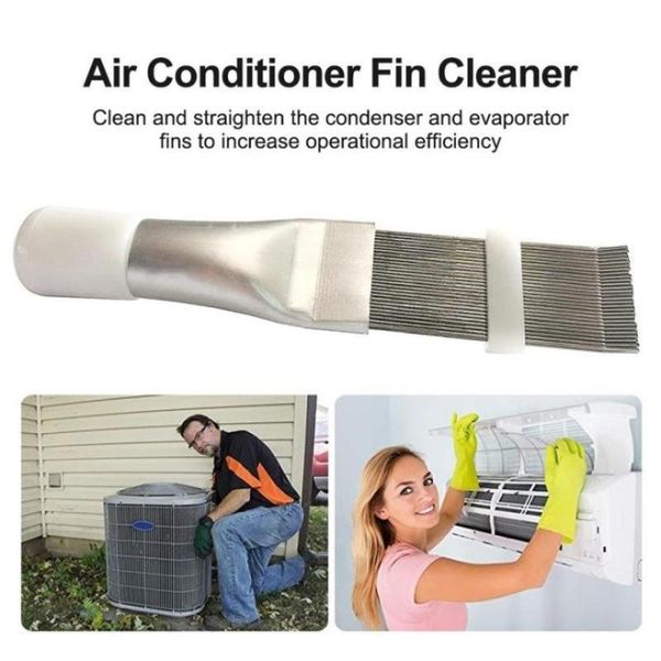 portable stainless steel air conditioner fin repair comb accessory for condenser cleaning brush tool
portable stainless steel air conditioner fin repair comb accessory for condenser cleaning brush tool