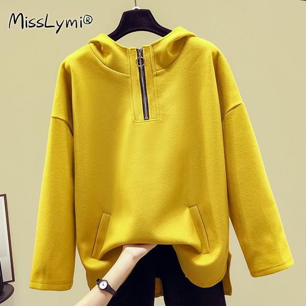 women's hoodies & sweatshirts 4xl plus size women oversized winter 2021 solid color long sleeve loose casual zipper hooded sweatshirt f, Black
women's hoodies & sweatshirts 4xl plus size women oversized winter 2021 solid color long sleeve loose casual zipper hooded sweatshirt f, Black