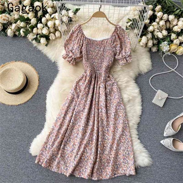 dress women summer square collar puff sleeve edible tree fungus sweet print dresses chic wild elegant vestidos 210531, Black;gray
dress women summer square collar puff sleeve edible tree fungus sweet print dresses chic wild elegant vestidos 210531, Black;gray