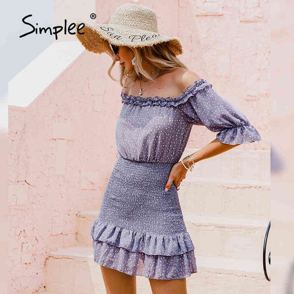 double layer off shoulder purple dress elegant polka dot short tight summer holiday beach woman dresses 210414, Black;gray
double layer off shoulder purple dress elegant polka dot short tight summer holiday beach woman dresses 210414, Black;gray