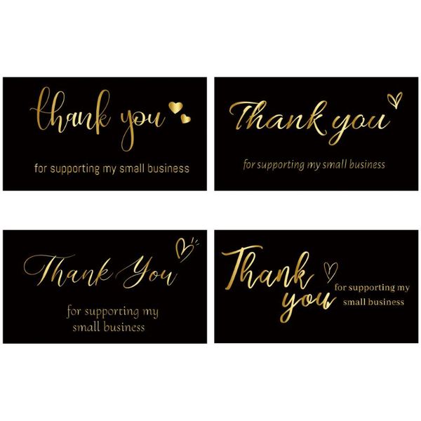greeting cards 10pcs thank you card gold foil for supporting my business online retail store package inserts 2x3.5 inch rectangle
greeting cards 10pcs thank you card gold foil for supporting my business online retail store package inserts 2x3.5 inch rectangle