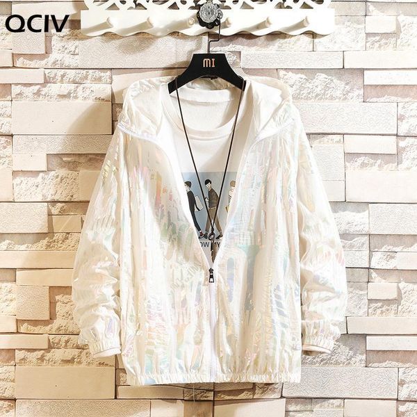 ladies jacket summer color reflective thin windbreaker hooded sun protection zipper bomber men's jackets, Black;brown
ladies jacket summer color reflective thin windbreaker hooded sun protection zipper bomber men's jackets, Black;brown