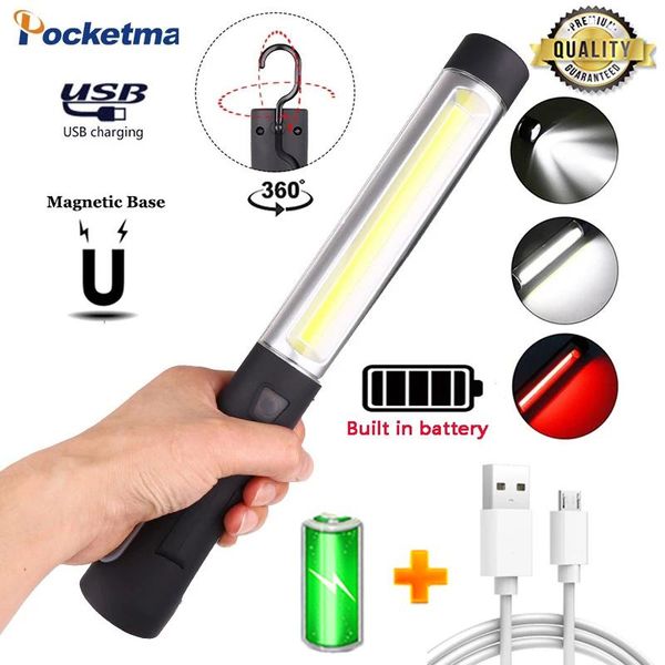 portable lanterns most bright 360 ° rotatable led work light usb rechargeable cob magnetic tail lamp inspection torch
portable lanterns most bright 360 ° rotatable led work light usb rechargeable cob magnetic tail lamp inspection torch