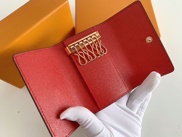 key wallets keys pouch keychain wallet women men classic 6 ring holders original leather with dustbag box card holder, Red;blue
key wallets keys pouch keychain wallet women men classic 6 ring holders original leather with dustbag box card holder, Red;blue