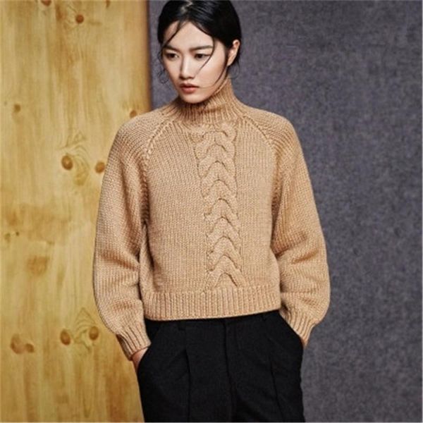 100% hand made pure wool turtleneck knit women fashion solid loose short pullover sweater lantern sleeve customized women's sweaters, White;black
100% hand made pure wool turtleneck knit women fashion solid loose short pullover sweater lantern sleeve customized women's sweaters, White;black