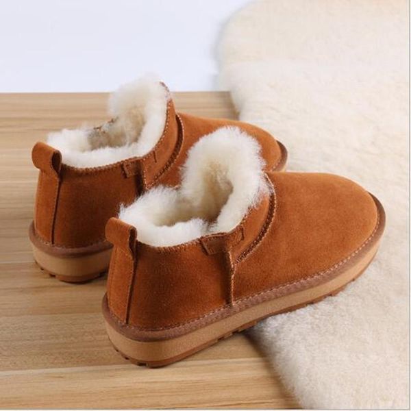 boots 35-41 frosted cowhide snow women thick wool short tube leather shallow mouth non-slip plus velvet cotton shoes, Black
boots 35-41 frosted cowhide snow women thick wool short tube leather shallow mouth non-slip plus velvet cotton shoes, Black