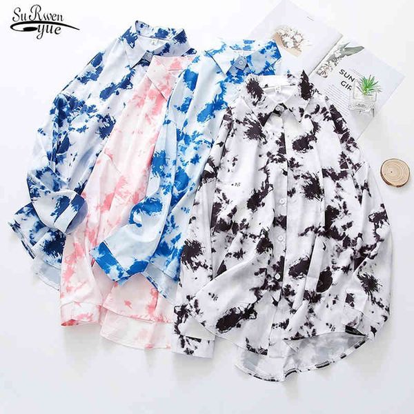 spring autumn long sleeve harajuku shirt office lady plus size loose korean blosue femme casual tie-dyed vintage 12421 210508, White
spring autumn long sleeve harajuku shirt office lady plus size loose korean blosue femme casual tie-dyed vintage 12421 210508, White