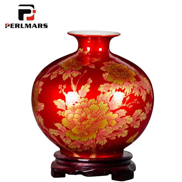 vases chinese style table vase jingdezhen ceramic crystal glaze noble flower / wedding souvenir crafts tv cabinet decoration
vases chinese style table vase jingdezhen ceramic crystal glaze noble flower / wedding souvenir crafts tv cabinet decoration