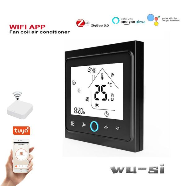 smart home control tuya wifi programming thermostat 2p 4p fan coil zigbee thermostat,must working with gateway hub
smart home control tuya wifi programming thermostat 2p 4p fan coil zigbee thermostat,must working with gateway hub