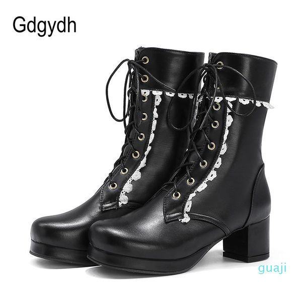 boots gdgydh 2021 lace up women't autumn black chunky motorcycle for women mid heels rubber soles winter shoes big size 48
boots gdgydh 2021 lace up women't autumn black chunky motorcycle for women mid heels rubber soles winter shoes big size 48