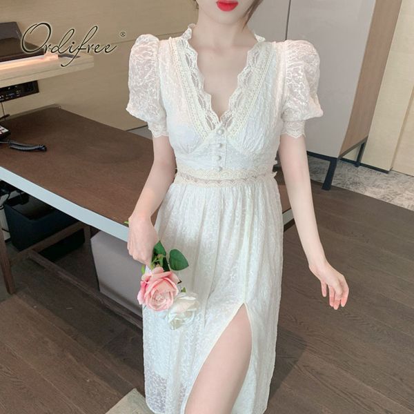 summer women midi party short sleeve elegant lady white lace embroidery slit tunic beach dress vocation 210415, Black;gray
summer women midi party short sleeve elegant lady white lace embroidery slit tunic beach dress vocation 210415, Black;gray