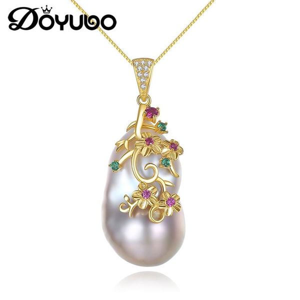 pendant necklaces doyubo luxury women large irregular baroque pearl necklace 925 sterling silver freshwater charms jewelry va247
pendant necklaces doyubo luxury women large irregular baroque pearl necklace 925 sterling silver freshwater charms jewelry va247
