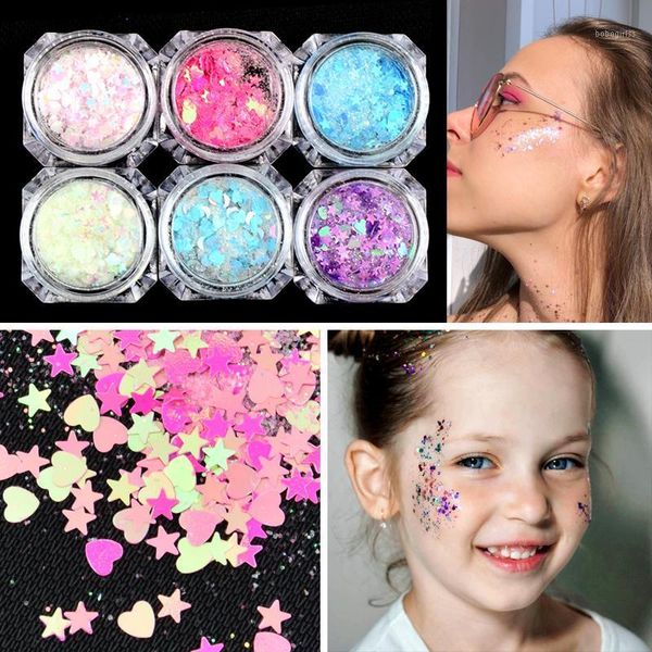 nail/face glitter flakes mix star moon heart-shaped shinning spangle sequin holographic nail art pigment powder manicure1, Silver;gold
nail/face glitter flakes mix star moon heart-shaped shinning spangle sequin holographic nail art pigment powder manicure1, Silver;gold