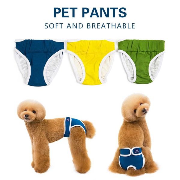 dog apparel reusable physiological pants for small medium large female washable doggie diapers soft dogs shorts
dog apparel reusable physiological pants for small medium large female washable doggie diapers soft dogs shorts