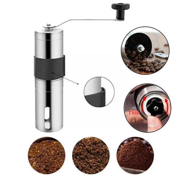 manual coffee grinders grinder steel silver adjustable mini handmade kitchen bean tool e5y1 
manual coffee grinders grinder steel silver adjustable mini handmade kitchen bean tool e5y1