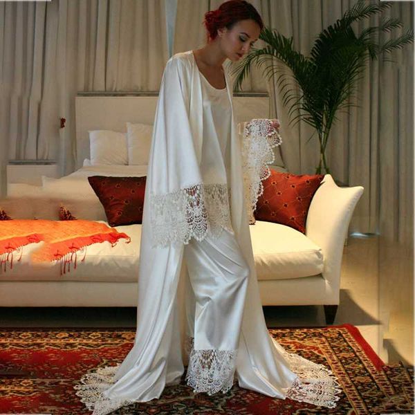 wraps & jackets 3pcs satin lace bridal pajama lingerie pants suit wedding sleepwear white prom party kimono
wraps & jackets 3pcs satin lace bridal pajama lingerie pants suit wedding sleepwear white prom party kimono