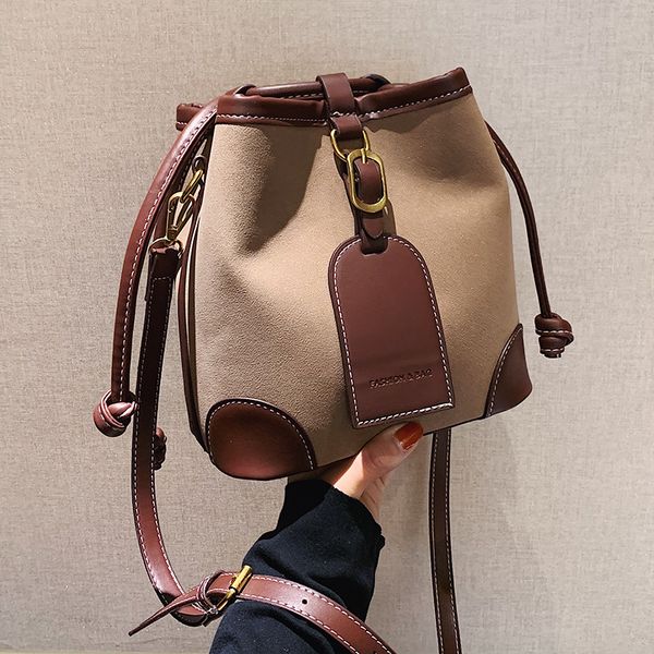 classic designer vintage small woman bucket bag for handbags women pu leather shoulder bags girls drawstring cross body
classic designer vintage small woman bucket bag for handbags women pu leather shoulder bags girls drawstring cross body