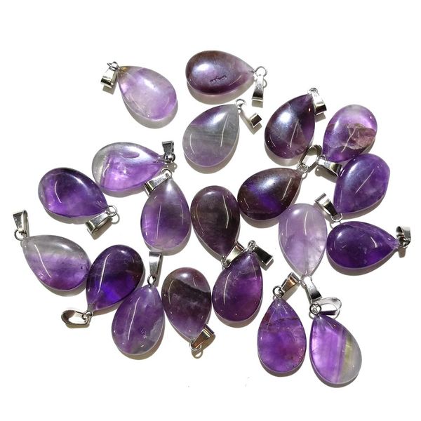 natural stone water drop amethysts pendants necklace charms pendant for jewelry making diy size 16x24mm, Silver
natural stone water drop amethysts pendants necklace charms pendant for jewelry making diy size 16x24mm, Silver