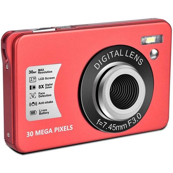 digital cameras hd 1080p camera 30 mp mini 2.7 inch lcd screen with 8x zoom,compact for adult,teens
digital cameras hd 1080p camera 30 mp mini 2.7 inch lcd screen with 8x zoom,compact for adult,teens