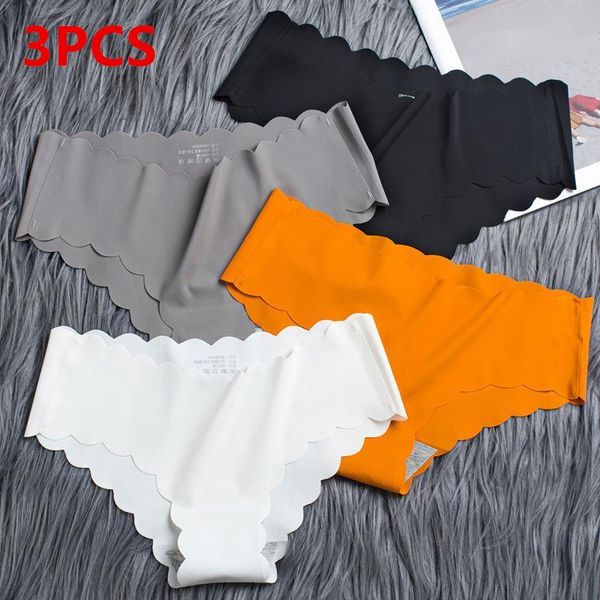 women's panties 3pcs/set seamless underwear soild color ice silk slip set lady ruffle underpants female lingerie briefs bragas, Black;pink
women's panties 3pcs/set seamless underwear soild color ice silk slip set lady ruffle underpants female lingerie briefs bragas, Black;pink