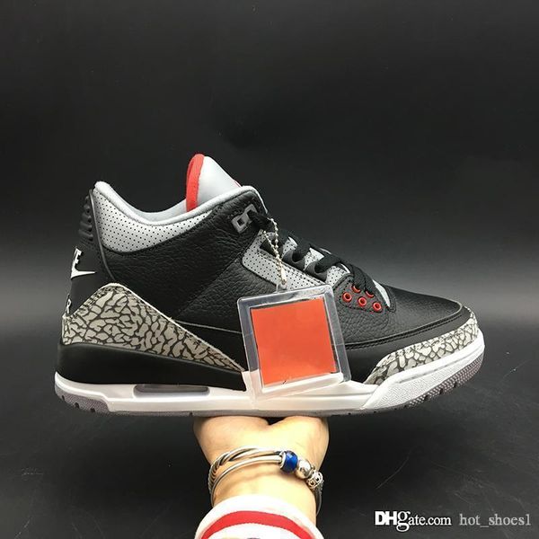 air 3 og black cement 854262-001 3s iii kicks women men sports shoes sneakers good quality trainers with original box chaussures designer ta, Black;white
air 3 og black cement 854262-001 3s iii kicks women men sports shoes sneakers good quality trainers with original box chaussures designer ta, Black;white