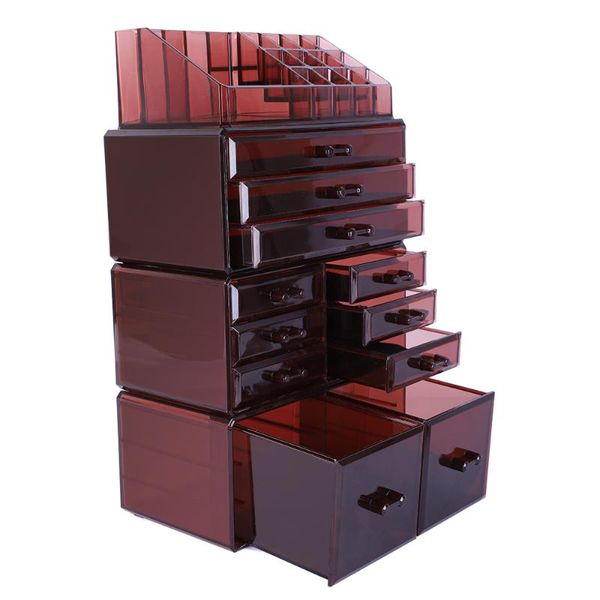 set plastic coffee cosmetics storage rack transparent household190813309 cosmetic bags & cases
set plastic coffee cosmetics storage rack transparent household190813309 cosmetic bags & cases