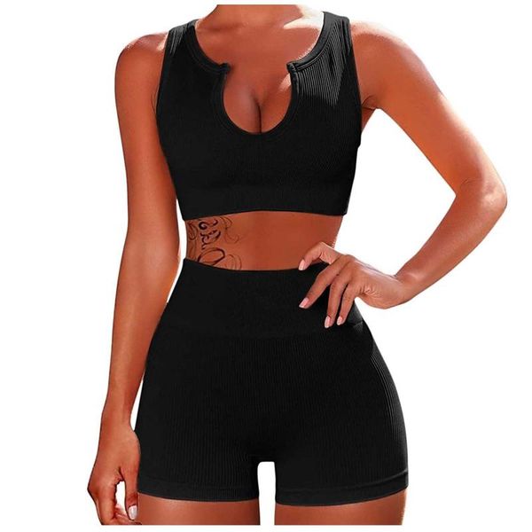 women's tracksuits sportswear yoga set workout clothes athletic wear sports gym legging seamless fitness bra crop sleeveless suit, Gray
women's tracksuits sportswear yoga set workout clothes athletic wear sports gym legging seamless fitness bra crop sleeveless suit, Gray