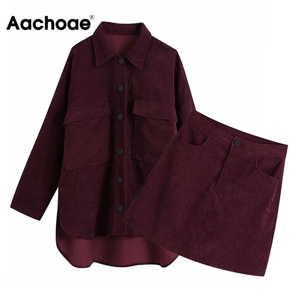 aachoae fashion women two piece set and skirt loose long jacket coat corduroy outfits pockets mini skirts sets 210413, White
aachoae fashion women two piece set and skirt loose long jacket coat corduroy outfits pockets mini skirts sets 210413, White