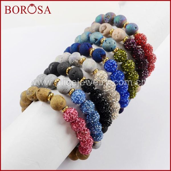 10mm round rainbow titanium druzy with disco ball beads bracelet gems bangle for women jewelry g1575 beaded, strands, Black
10mm round rainbow titanium druzy with disco ball beads bracelet gems bangle for women jewelry g1575 beaded, strands, Black