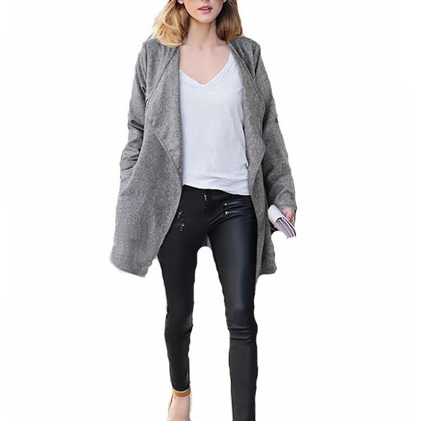 women's trench coats fashion casual slim coat for women full sleeve open stitch solid european autum wind breaker, Tan;black
women's trench coats fashion casual slim coat for women full sleeve open stitch solid european autum wind breaker, Tan;black
