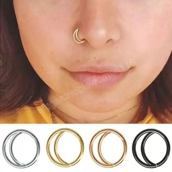 stainless steel half moon designer nose ring hoop wholesale rings & studs, Silver
stainless steel half moon designer nose ring hoop wholesale rings & studs, Silver