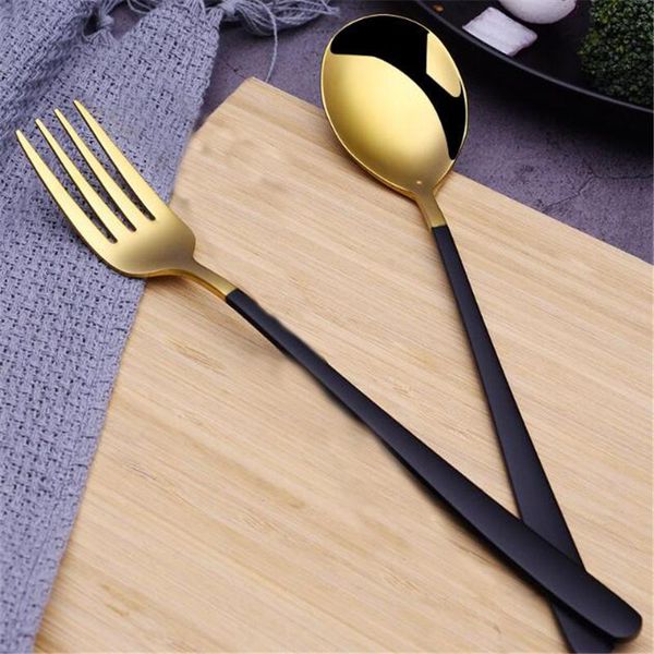 long handle spoon fork gold for ice cream dinner tableware plated dessert tea coffee spoons stainless steel forks
long handle spoon fork gold for ice cream dinner tableware plated dessert tea coffee spoons stainless steel forks