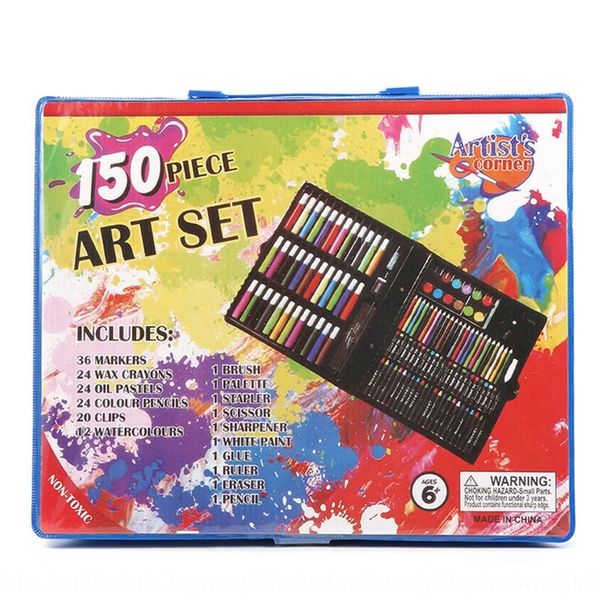 jzh water color pen 150 s of color set children's brush art stationery gift painting pens brush set, Black;red
jzh water color pen 150 s of color set children's brush art stationery gift painting pens brush set, Black;red