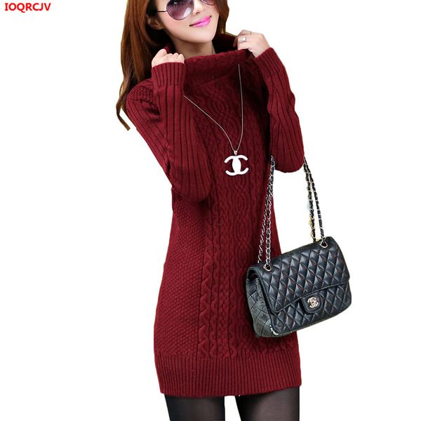 thicken turtleneck sweater medium long knitted pullovers women 2021 autumn winter loose knit warm sweater female casual w364, White;black
thicken turtleneck sweater medium long knitted pullovers women 2021 autumn winter loose knit warm sweater female casual w364, White;black