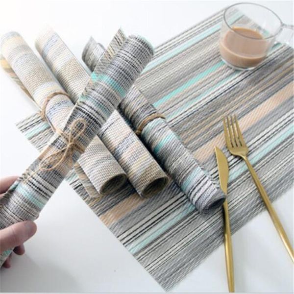 elegant pvc non slip placemat waterproof oil-proof table mat tableware eco friendly heat resistant placemats home decor mats & pads
elegant pvc non slip placemat waterproof oil-proof table mat tableware eco friendly heat resistant placemats home decor mats & pads