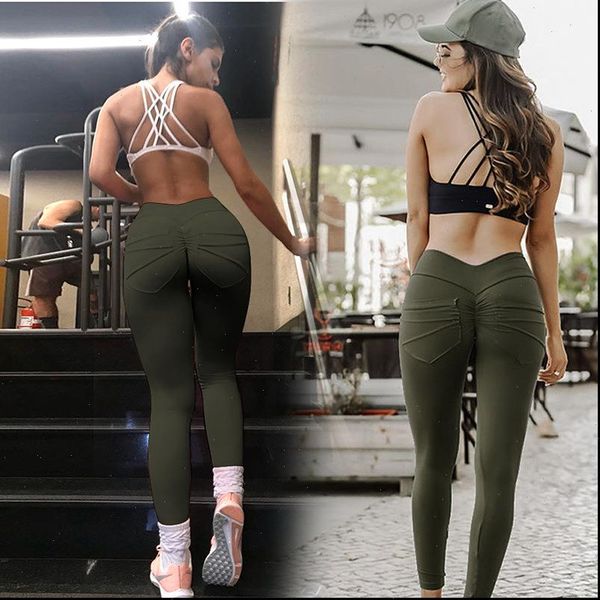 pants high waist womens legging fitness with pockets summer sports stretch tight yo ga, Black
pants high waist womens legging fitness with pockets summer sports stretch tight yo ga, Black
