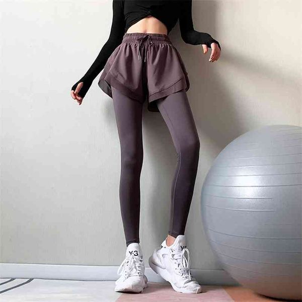 summer quick dry fake two-piece pants women drawstring high waist gym workout black elasticity fitness push up 210604, Black;white
summer quick dry fake two-piece pants women drawstring high waist gym workout black elasticity fitness push up 210604, Black;white