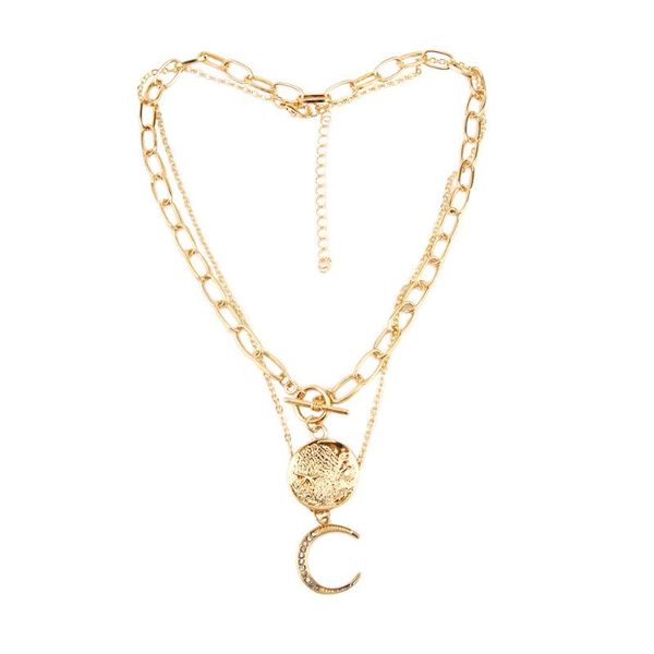 pendant necklaces personality geometry moon star necklace accessories fashion alloy multilayer women, Silver
pendant necklaces personality geometry moon star necklace accessories fashion alloy multilayer women, Silver