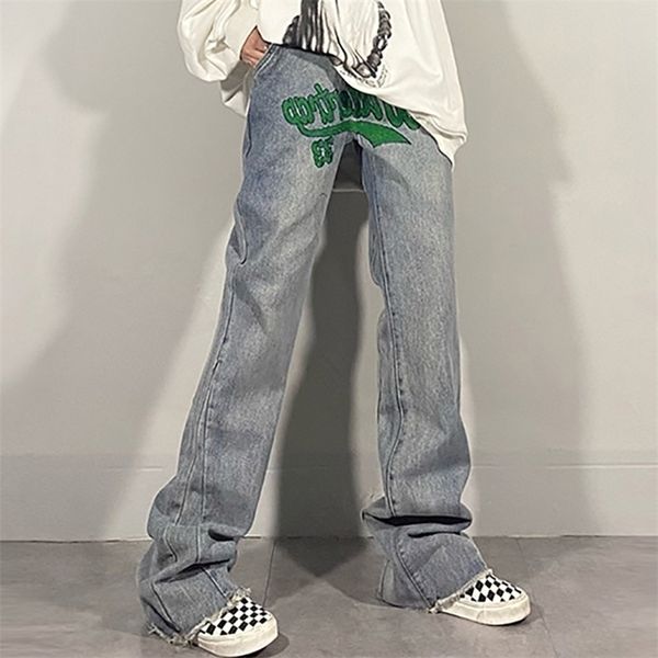 shengpalae high street embroidered jean's spring waidt fashion loose straight tube denim pants female 5b301 210809, Blue
shengpalae high street embroidered jean's spring waidt fashion loose straight tube denim pants female 5b301 210809, Blue