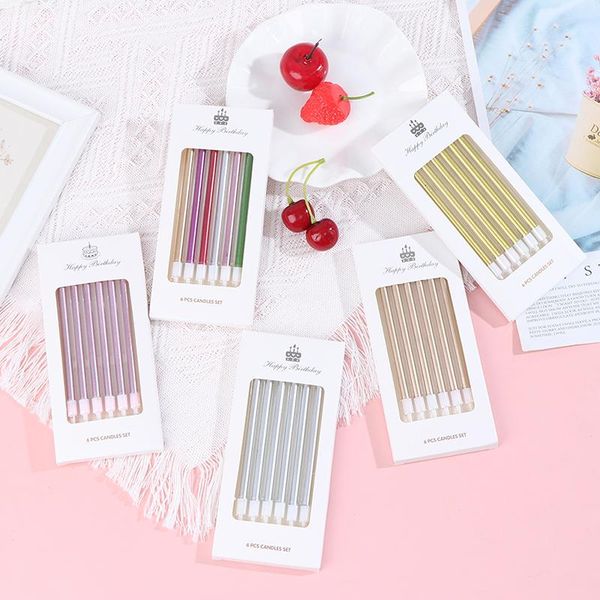 other festive & party supplies 6pc golden long pencil cake candle safe flames kids birthday wedding
other festive & party supplies 6pc golden long pencil cake candle safe flames kids birthday wedding