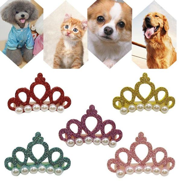 dog apparel 5pcs faux pearl crown hair clip puppy hairpins pography props pet grooming headdress decoration accessories
dog apparel 5pcs faux pearl crown hair clip puppy hairpins pography props pet grooming headdress decoration accessories
