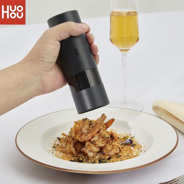 smart home control huohou automatic salt pepper grinder set electric plastic ceramic burr mill for spice kitchen grinding gadgets
smart home control huohou automatic salt pepper grinder set electric plastic ceramic burr mill for spice kitchen grinding gadgets