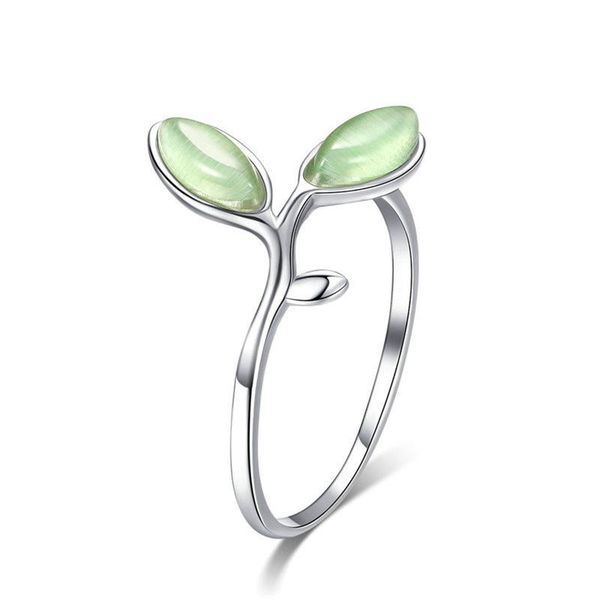 cluster rings creative leaves 925 sterling silver for women elegant ladies green crystal finger ring fashion female party jewelry gifts, Golden;silver
cluster rings creative leaves 925 sterling silver for women elegant ladies green crystal finger ring fashion female party jewelry gifts, Golden;silver