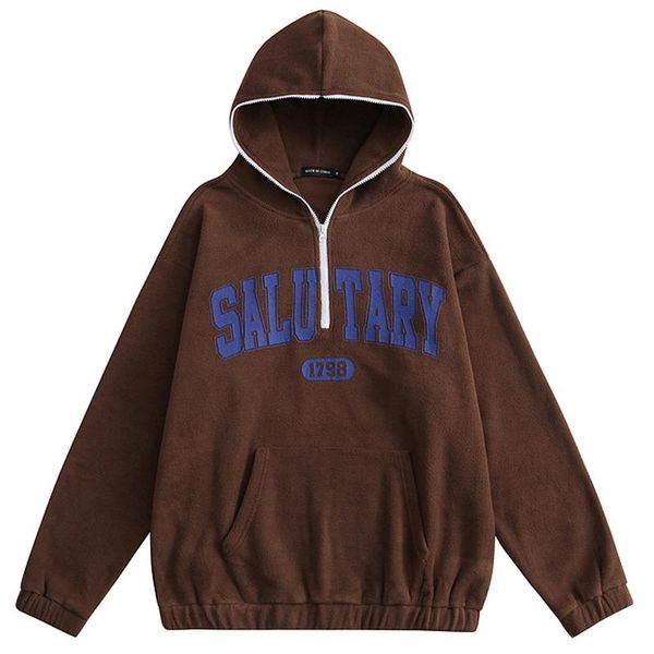men's hoodies & sweatshirts men harajuku letter print hoodie jacket coats autumn oversized cotton half zipper fleece pullover fe, Black
men's hoodies & sweatshirts men harajuku letter print hoodie jacket coats autumn oversized cotton half zipper fleece pullover fe, Black
