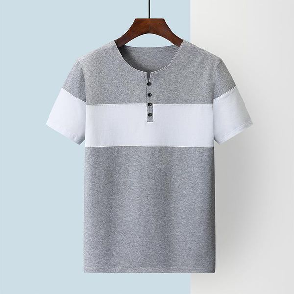 men's t-shirts 2021 men short-sleeved cotton t-shirt v-neck collar stripe half-sleeved summer compassionate casual for male, White;black
men's t-shirts 2021 men short-sleeved cotton t-shirt v-neck collar stripe half-sleeved summer compassionate casual for male, White;black