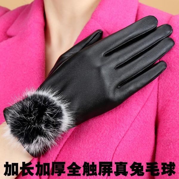 five fingers gloves sheep leather women winter warm genuine ladies outdoor comfort party b-0888, Blue;gray
five fingers gloves sheep leather women winter warm genuine ladies outdoor comfort party b-0888, Blue;gray